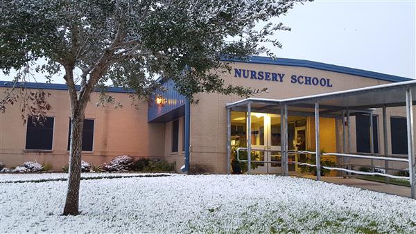  Nursery ISD elementary covered in a light snow in December of 2017.